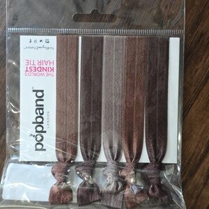 Popband Hair Ties in Rich Brown Shades